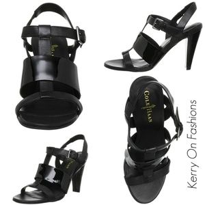 Cole Haan Air Lainey black slingback sandals heels